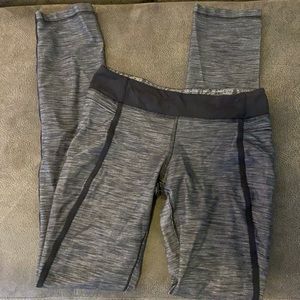 Lululemon black grey leggings sz 6